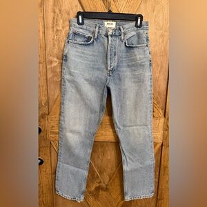 Agolde Riley Light Blue Women's Jeans